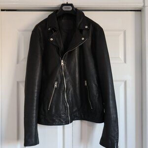 All Saints Leather Biker Jacket